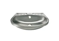 Lavabo a conchiglia con mensole incorporate