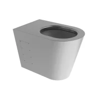 WC a pavimento carenato con scarico unificato