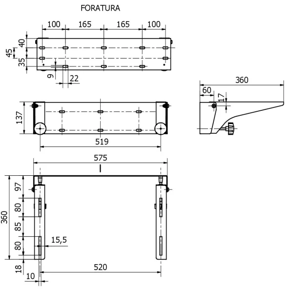 Meccanismo manuale per lavabo art. 400-EA - immagine 2