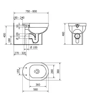 WC con scarico unificato - immagine 2