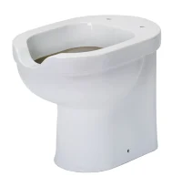 WC ergonomico con apertura frontale e scarico unificato