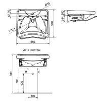 Lavabo ergonomico con meccanismo reclinabile - immagine 2