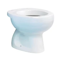 WC in vitreous china with floor drain - Basic.