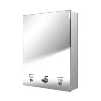 Specchio fisso multifunzione con miscelatore elettronico