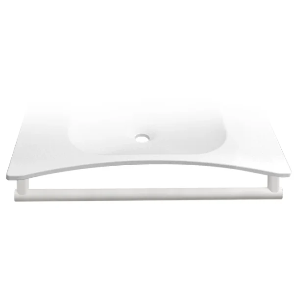 Porta salviette frontale per lavabo Vital con attacchi ottagonali - immagine 1