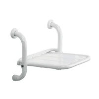 Sedile doccia ribaltabile in acciaio inox