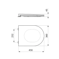 Sedile in duroplast per art. 2040 e 2054 - immagine 2