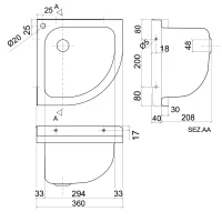Lavabo ad angolo - immagine 2