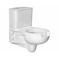 WC monoblocco sospeso con catino allungato
