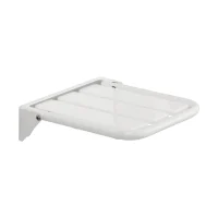Sedile doccia ribaltabile in acciaio inox verniciato