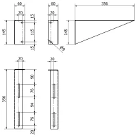Staffe per lavabo 400-EA - immagine 2