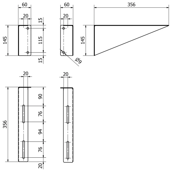 Staffe per lavabo 400-EA - immagine 2