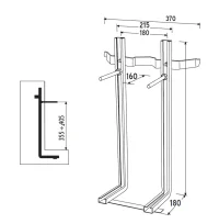 Bracket for fixing wall-hung toilets to masonry - Image 2