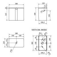 Ceramic flush tank for 470 toilet installation - Image 2