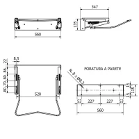 Meccanismo pneumatico per lavabo art. 400-EA - immagine 2